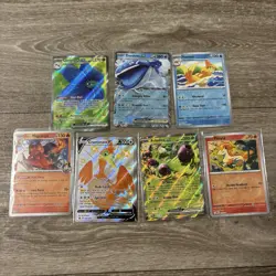 2025 Pokemon Destined Rivals/Obsedian Flames 7 Cards Lot EX Promo - Image 1