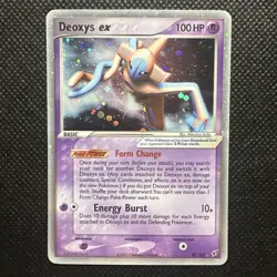 Pokemon TCG Deoxys EX Normal Forme Holo Rare Card 97/107 NM - Image 1