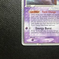 Pokemon TCG Deoxys EX Normal Forme Holo Rare Card 97/107 NM - Image 5