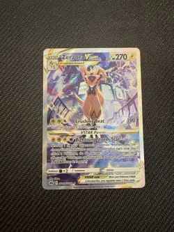 Pokemon TCG Zeraora VSTAR Crown Zenith Full Art Holo Ultra Rare Card GG43/GG70 - Image 1
