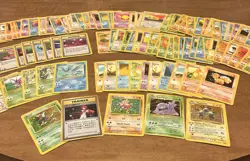 Pokemon Bulk Wotc 105 Card Vintage Lot 1st Edition Holo Rare Shadowless - Image 1