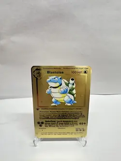 Blastoise Metal POKEMON Card-Collectible Gift Display！ - Image 1