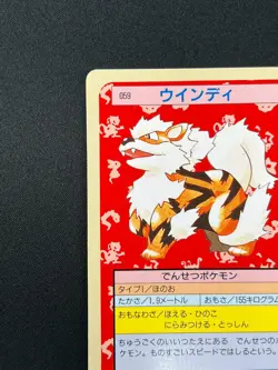 [NM] Arcanine Topsun Green Back 059 Pokemon Card Japanese 1995 10A8 - Image 4