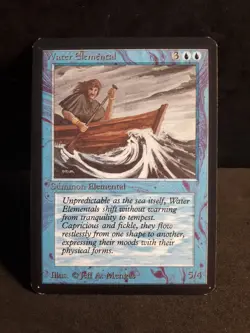 Water Elemental EX - Alpha Limited Edition - Magic the Gathering MTG - Image 1