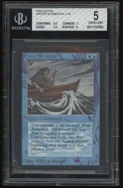 MTG Limited Edition Alpha 1993 Water Elemental BGS 5 Old School 93/94 - Image 1