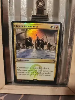 MTG Magic the Gathering Card Temur Ascendancy FOIL - Image 1