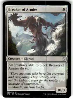 Breaker of Armies Battle for Zendikar Regular MTG NM - Image 1
