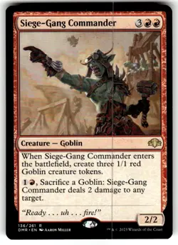 Siege-Gang Commander MTG NM Magic The Gathering - Image 1