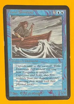 MTG WATER ELEMENTAL Alpha (OldManMTG 008-535) - Image 1