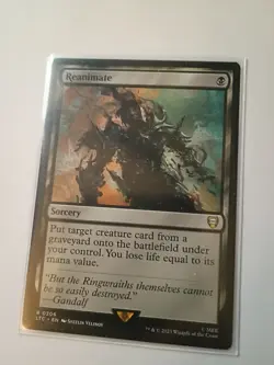 Reanimate Commander: the Lord of the Rings: Tales of Middle-Earth Regular - Image 1