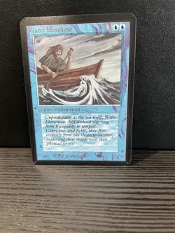 Water Elemental Regular Alpha MTG NM Free Ship - Image 1