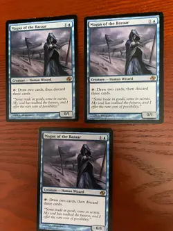 MTG Magus Of The Bazaar SINGLE USED EXCELLENT CONDITION SEE PHOTOS - Image 1
