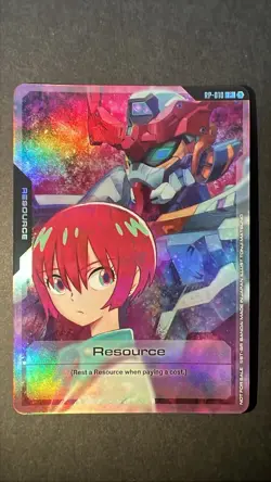Gundam Card Game | Machu Resource Promo (Foil Rare) | London Japan Expo 2025 - Image 1