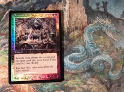 Diabolic Tutor Odyssey Foil, Gorgeous art, iconic silver age foil. F LP+ B LP - Image 1