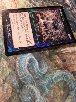 Diabolic Tutor Odyssey Foil, Gorgeous art, iconic silver age foil. F LP+ B LP - Image 3