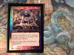 Diabolic Tutor Odyssey Foil, Gorgeous art, iconic silver age foil. F LP+ B LP - Image 4