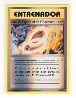 ~ESP~ SPANISH Reverse Holo Charizard Spirit Link 75/108 Pokemon Card (Z1) - Image 1