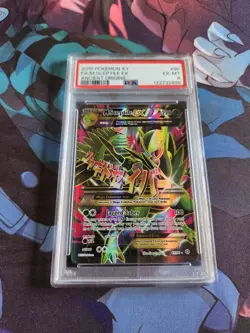 Pokemon TCG PSA 6 M Sceptile EX (85 Full Art) 85/98 XY-Ancient Origins - Image 1