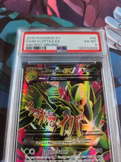 Pokemon TCG PSA 6 M Sceptile EX (85 Full Art) 85/98 XY-Ancient Origins - Image 2