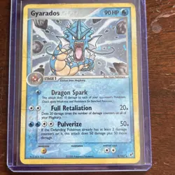 Pokemon TCG Gyarados EX Deoxys 8/107 Holo Rare (MP/HP) Cosmos SWIRL - Image 1