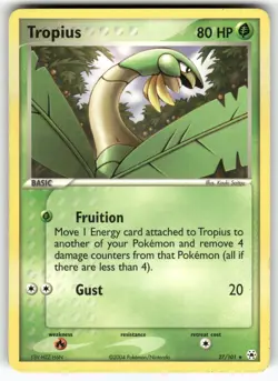 Tropius Hidden Legends Rare Pokemon Lightly played - Image 1