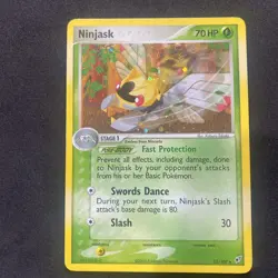 Ninjask 13/107 Deoxys Holo 2005 Vintage Pokemon Rare - Image 1