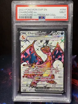 2023 POKEMON SVP EN CHARIZARD ex CHARIZARD ex PREMIUM COLL. PSA 9 - Image 1