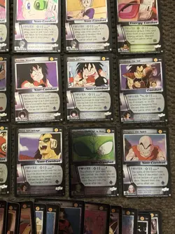 DBZ CCG Saiyan SAGA HOLO FOIL LIMITED Rare Dragon Ball Z Score TCG Card LOT 2000 - Image 2