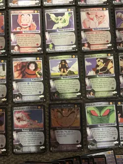 DBZ CCG Saiyan SAGA HOLO FOIL LIMITED Rare Dragon Ball Z Score TCG Card LOT 2000 - Image 4