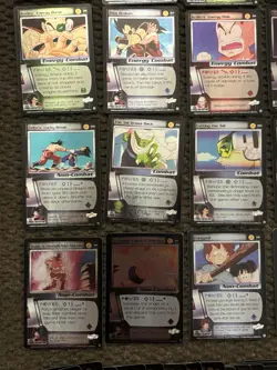 DBZ CCG Saiyan SAGA HOLO FOIL LIMITED Rare Dragon Ball Z Score TCG Card LOT 2000 - Image 5
