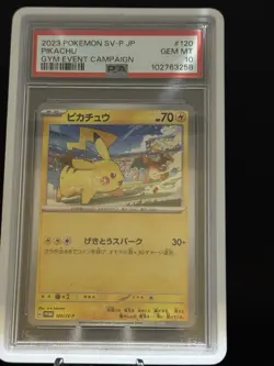 2023 Pokemon SV-P JP Pikachu Gym Event Campaign PSA 10 - Image 2