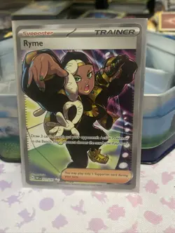 Pokemon TCG Ryme Sv03: Obsidian Flames 221/197 Holo Ultra Rare Card - NM - Image 1