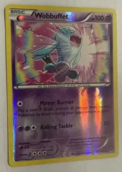Wobbuffet 67/162 Rev Reverse Holo XY Breakthrough Pokemon TCG Card NM - Image 2