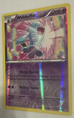 Wobbuffet 67/162 Rev Reverse Holo XY Breakthrough Pokemon TCG Card NM - Image 3