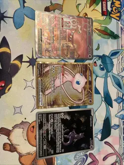 Pokemon 151 UPC Promo Card Set - Mew Ex, Mew Ex Metal, Mewtwo - Image 1
