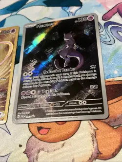 Pokemon 151 UPC Promo Card Set - Mew Ex, Mew Ex Metal, Mewtwo - Image 4