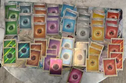 Pokemon 48 Holo Energy Card Lot 2019 sun & moon 2023 scarlet violet TCG fairy - Image 1