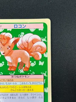 [NM] Vulpix Topsun Green Back 037 Pokemon Card Japanese 1995 10A52 - Image 5