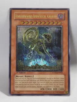 YuGiOh Earthbound Immortal Cusillu ANPR-EN016 1st Edition Ultimate Rare LP - Image 1