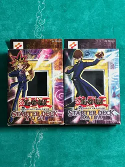 YUGIOH! STARTER DECK YUGI + KABA 1st Edition OPEN BOX EMPTY No cards - Image 1