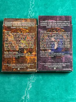 YUGIOH! STARTER DECK YUGI + KABA 1st Edition OPEN BOX EMPTY No cards - Image 2