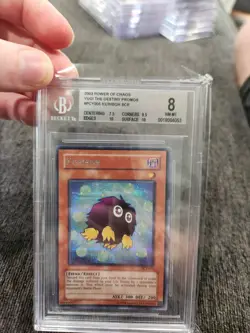 2003 Yu-Gi-Oh! Kuriboh PCY-005 Prismatic Secret Rare BGS 8 - Image 1