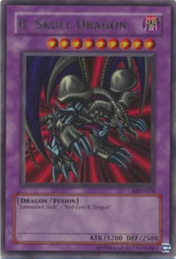 Yu-Gi-Oh! B. Skull Dragon MRD-018 Ultra Rare Moderately Played Black - Image 1