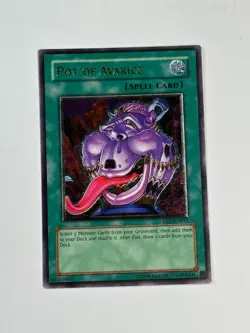 Yugioh! EURO Pot of Avarice EEN-EN037 Ultimate Rare Unlimited NM - Image 1