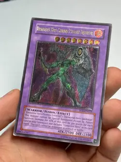 YUGIOH! EURO Elemental Hero Shining Phoenix Enforcer EOJ-EN033 Ultimate Rare LP - Image 4