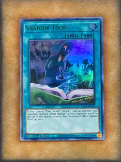 Yugioh Shadow Toon DLCS-EN076 Ultra Rare 1st Ed GREEN NM - Image 1