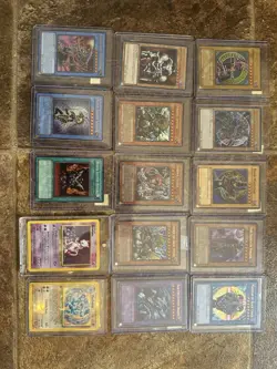 Vintage Yugioh And Pokemon Lot Of 15 | Mewtwo | Dark Magician | Black Luster - Image 1