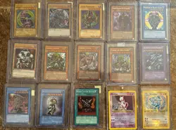 Vintage Yugioh And Pokemon Lot Of 15 | Mewtwo | Dark Magician | Black Luster - Image 2
