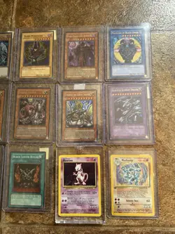 Vintage Yugioh And Pokemon Lot Of 15 | Mewtwo | Dark Magician | Black Luster - Image 4