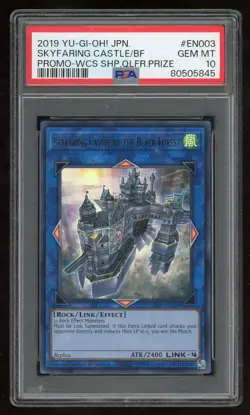 2019 Yugioh Skyfaring Castle Of The Black Forest 2020-EN003 Promo PSA 10 - Image 1
